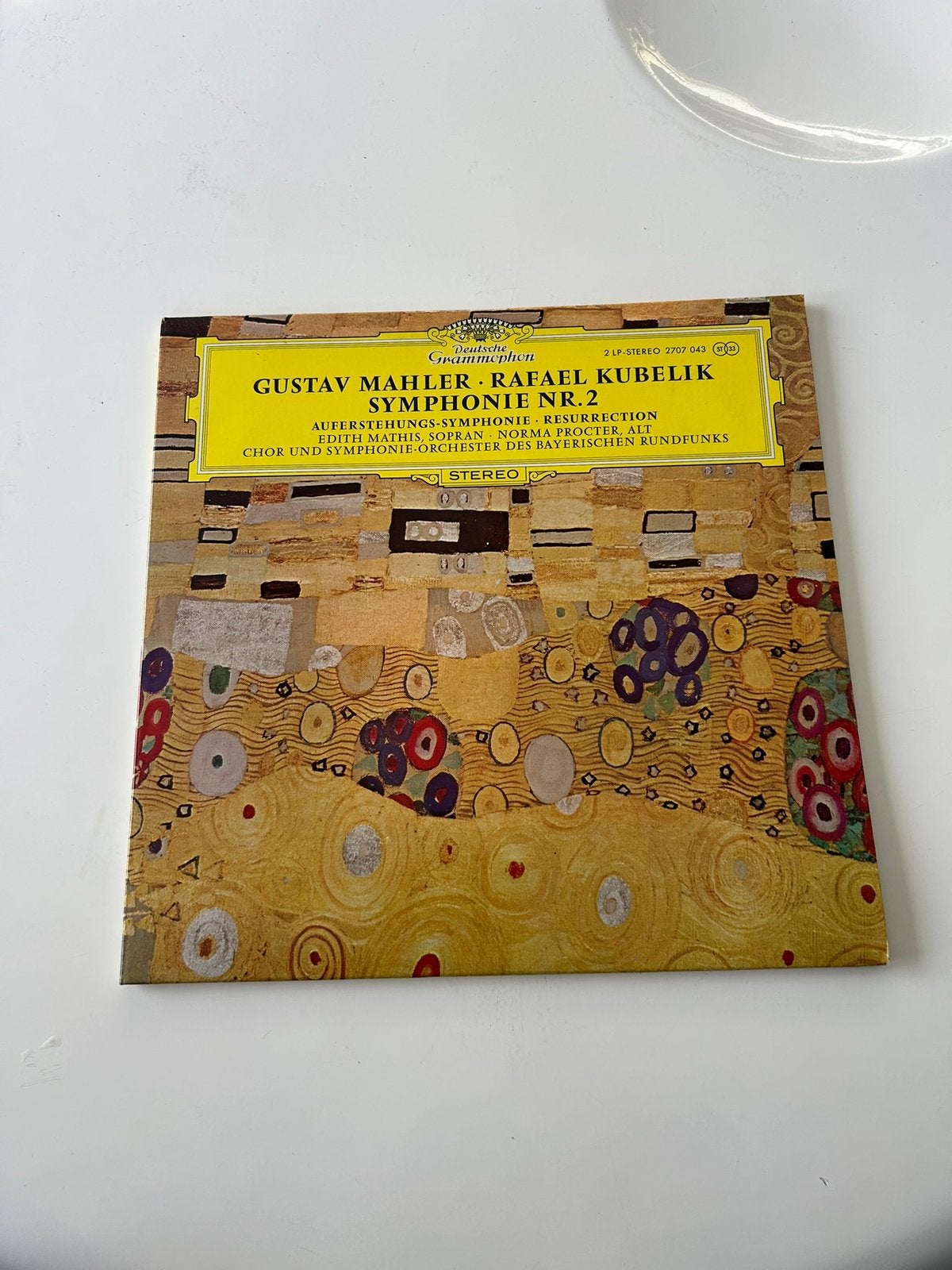 Gustav Mahler - Rafael Kubelik - Symfonie Nr. 2, Gebruikt, Modernisme tot heden, Ophalen of Verzenden, Dubbel-LP