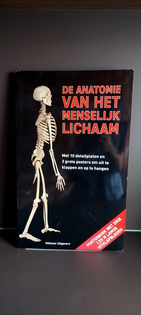 Groot Anatomie Poster boek (1,55m hoog!) - Leerzaam & Mooi, Onbekend, Zo goed als nieuw, Beta, HBO