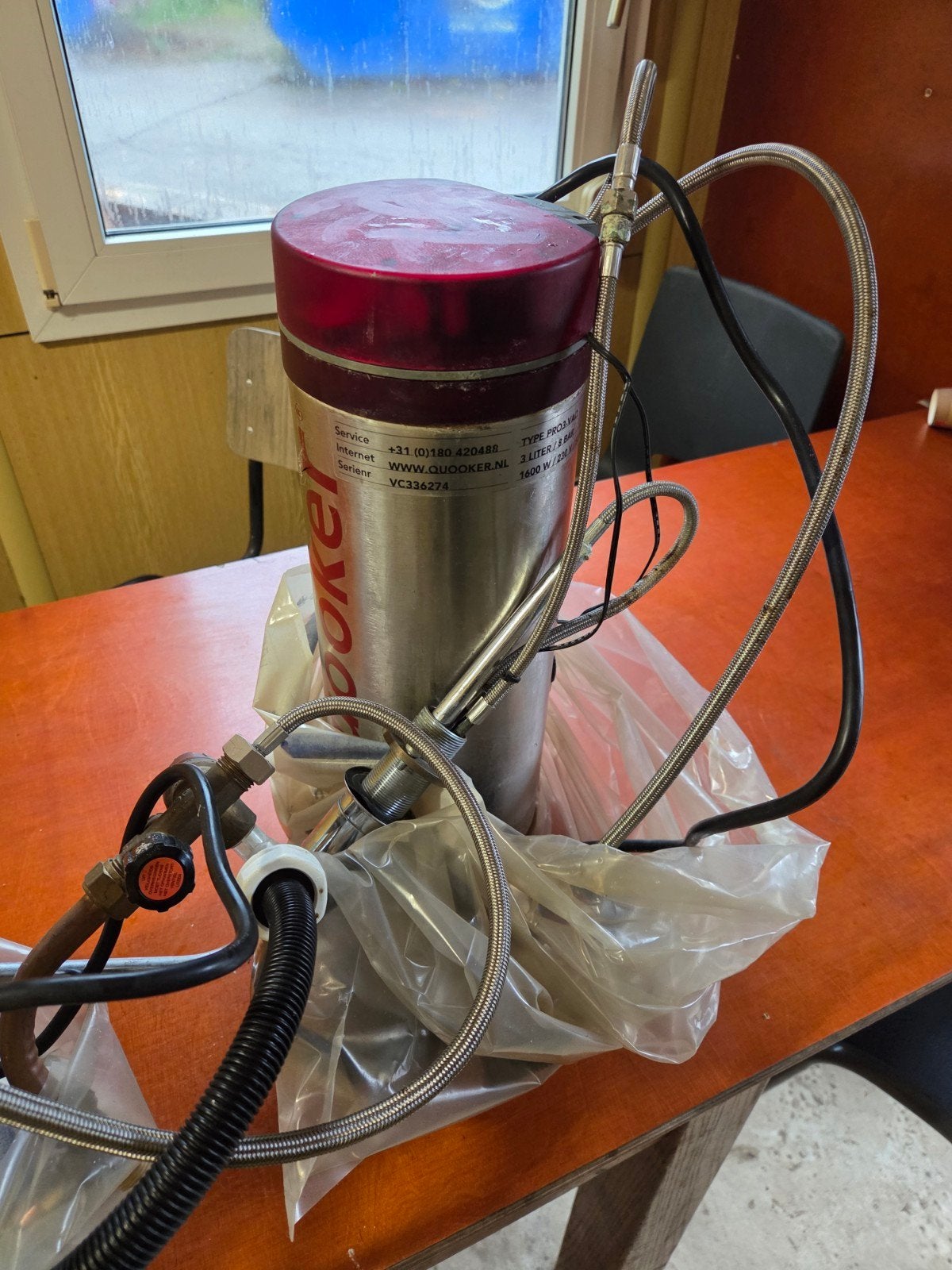 2 stuks Quooker PRO3-VAQ 3 liter kokendwaterreservoir met kr, Ophalen, Zilver, Metaal, Overige merken
