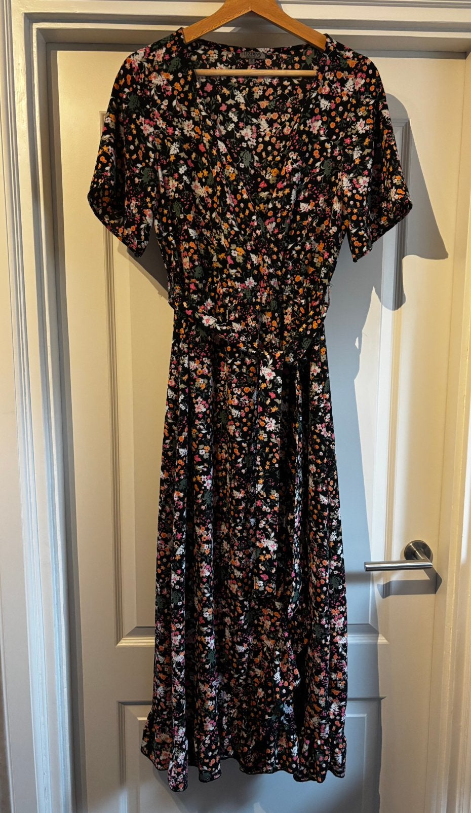 Leuke jurk, LizDevy!, Kleding | Dames, Jurken, Zo goed als nieuw, Maat 36 (S), Roze, Onder de knie, Ophalen of Verzenden