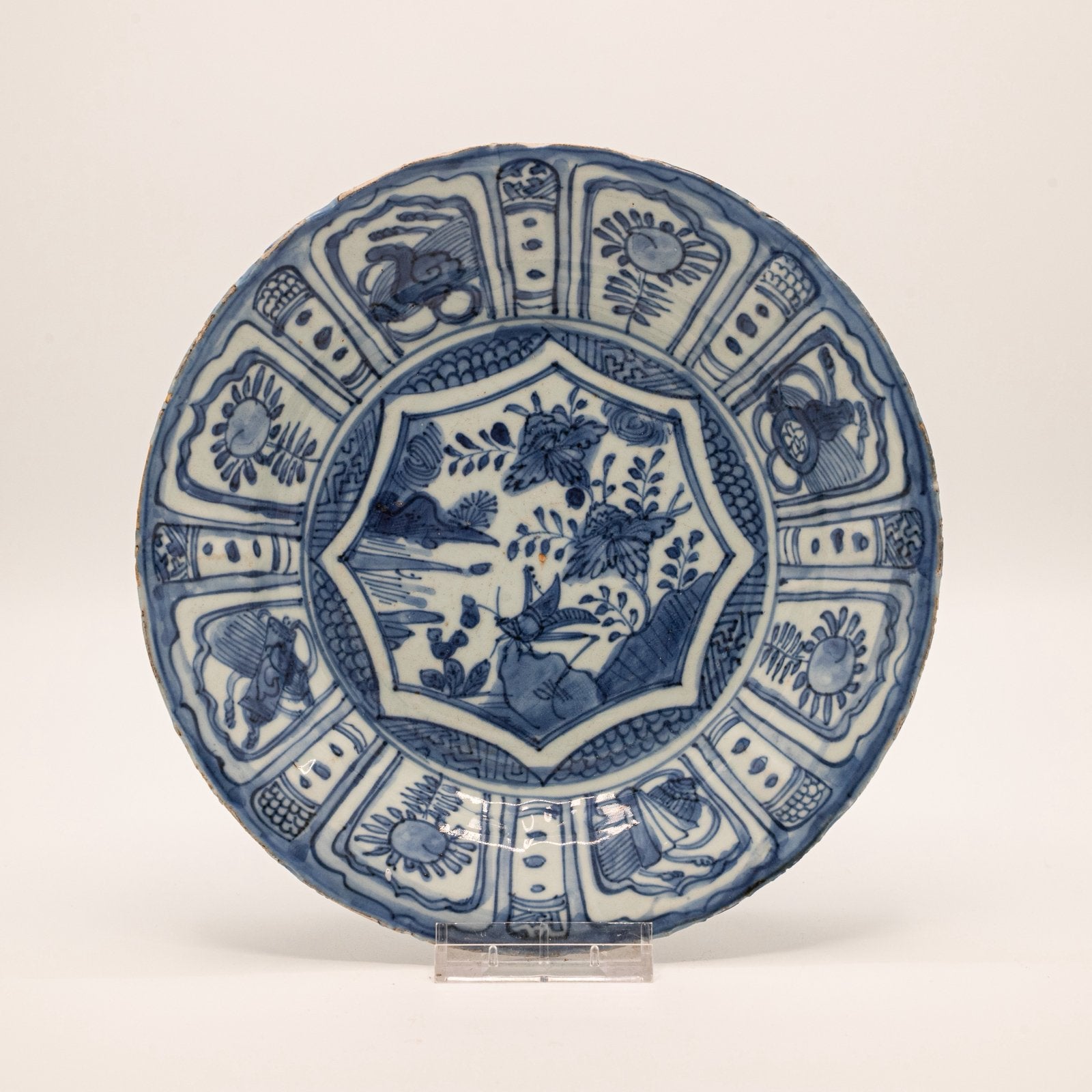 Wanli porselein bord, 1573-1620, Antiek en Kunst, Antiek | Porselein, Ophalen of Verzenden