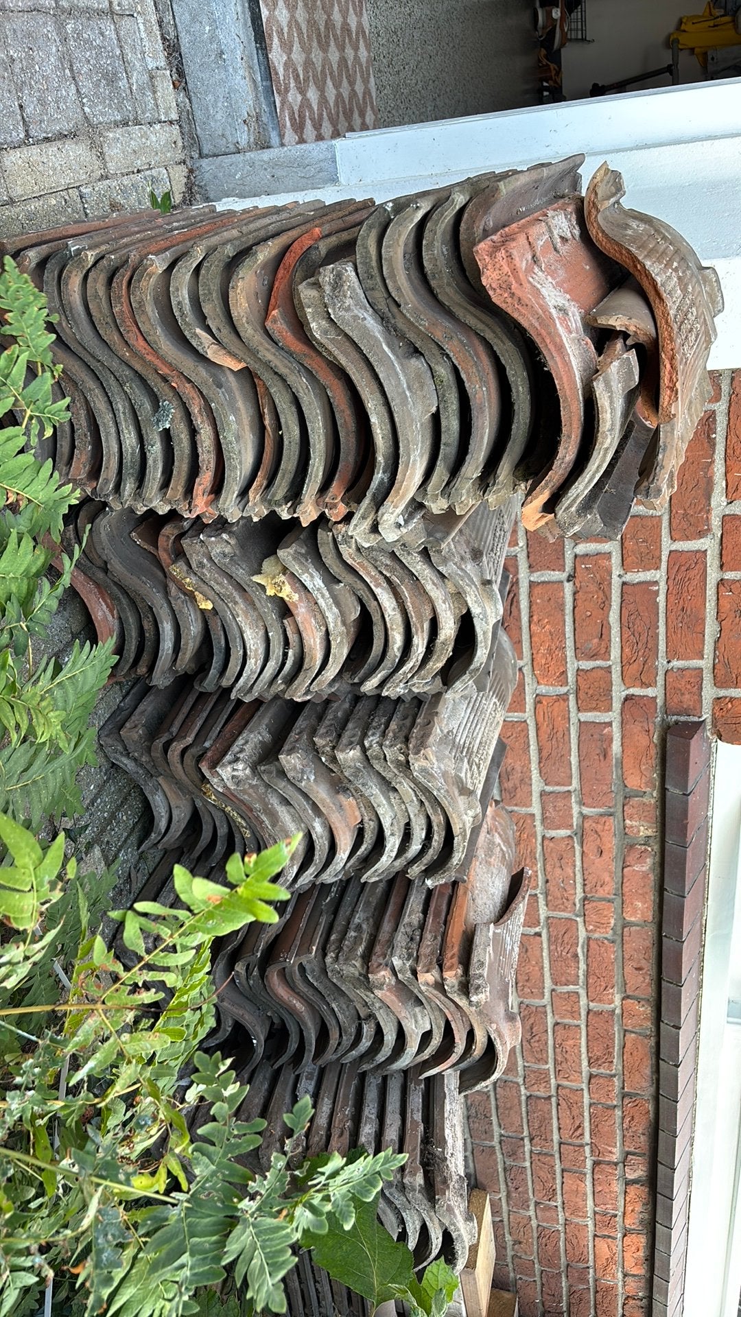 Dakpannen, Doe-het-zelf en Verbouw, Dakpannen en Dakbedekking, Ophalen, Gebruikt, Steen of Klei, 5 tot 10 m²