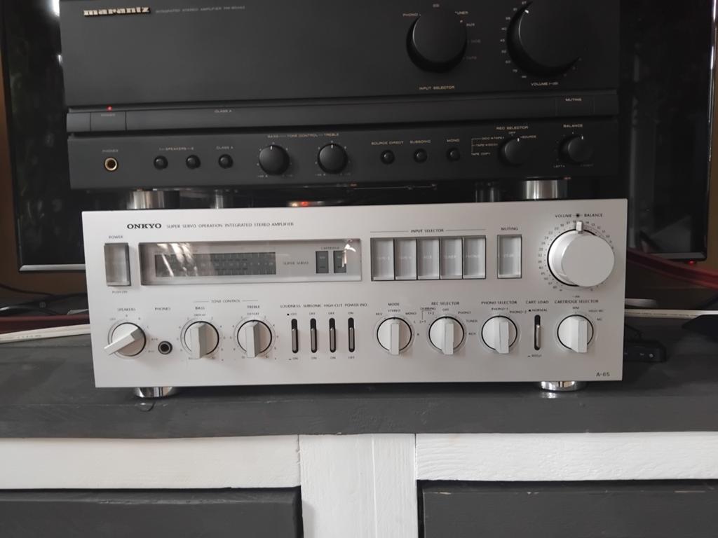 Onkyo A65 vintage versterker, Ophalen of Verzenden, Onkyo