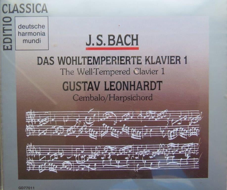 Cd: JS. Bach Das Wohltemperierte klavier 1 Gustav Leonhardt, Ophalen of Verzenden, Classicisme, Zo goed als nieuw, Kamermuziek