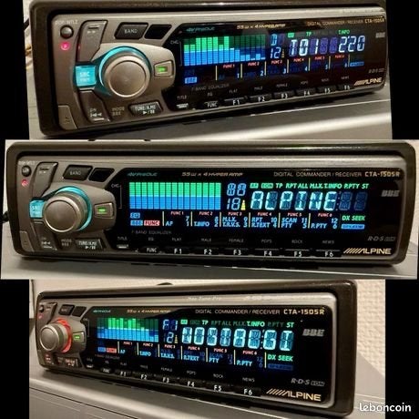 Alpine CTA-1505R Autoradio met CD-wisselaar CHA-S624, Auto diversen, Autoradio's, Ophalen of Verzenden, Zo goed als nieuw