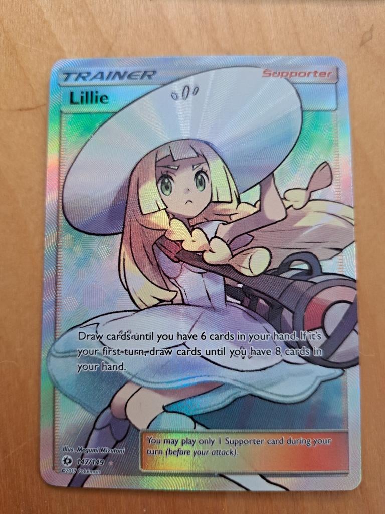 Lillie, Ophalen of Verzenden, Zo goed als nieuw, Losse kaart, Foil