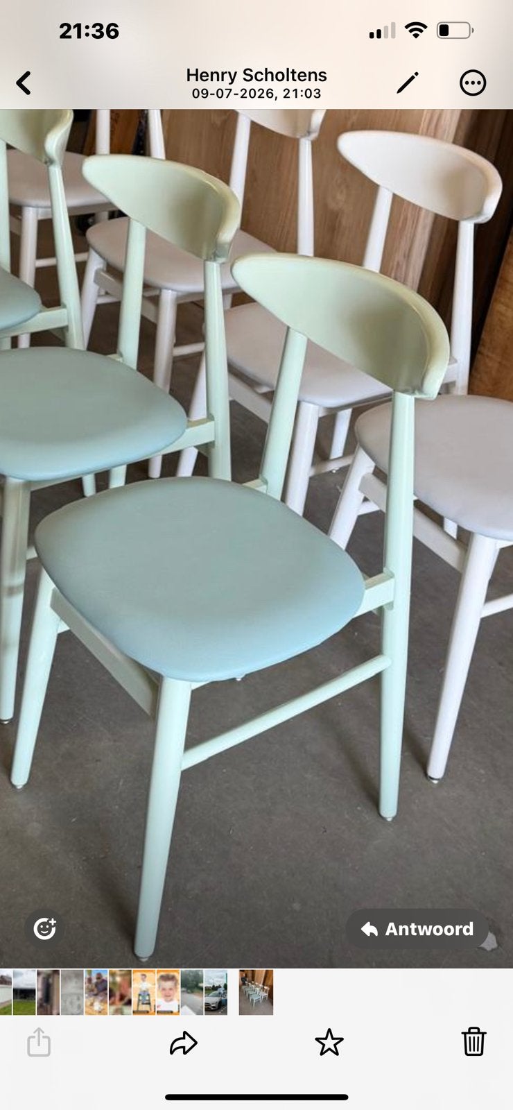 Stoelen per stuk €19-99, Ophalen, Nieuw, Vijf, Zes of meer stoelen