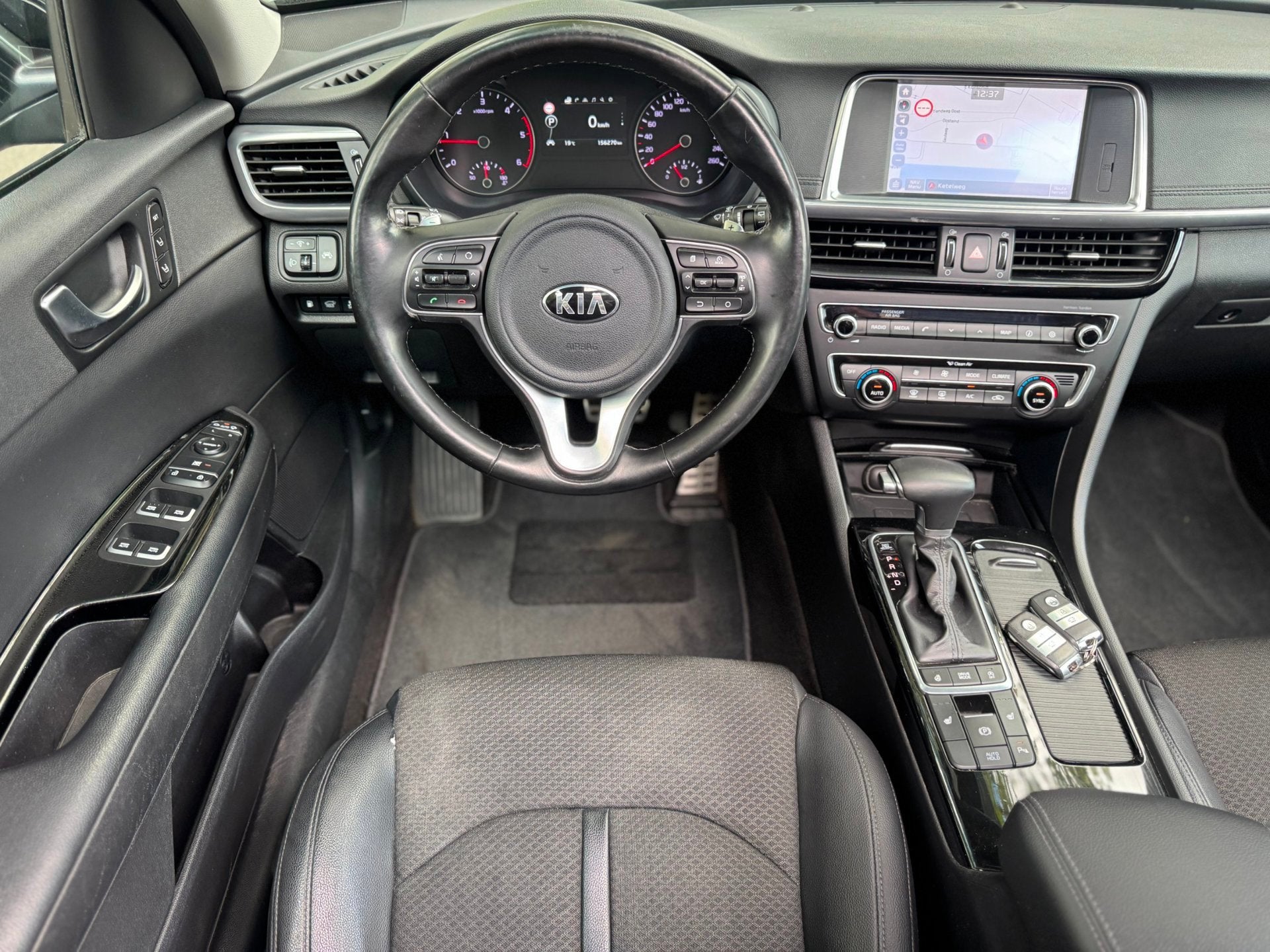 Kia Optima Sportswagon 1.7 CRDi Dynamic AUT CAM PANO INCL.BT, Auto's, Dealer onderhouden, Gebruikt, 4 cilinders, 1535 kg