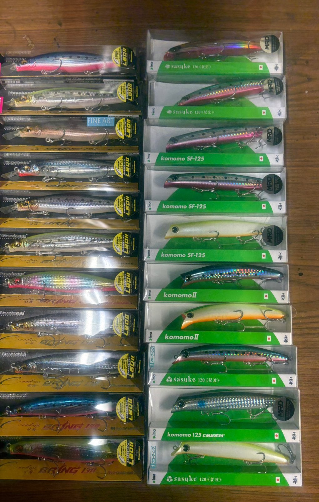 Topkwaliteit Japanse pluggen ima,megabass,duo, Watersport en Boten, Ophalen of Verzenden, Zo goed als nieuw, Overige typen