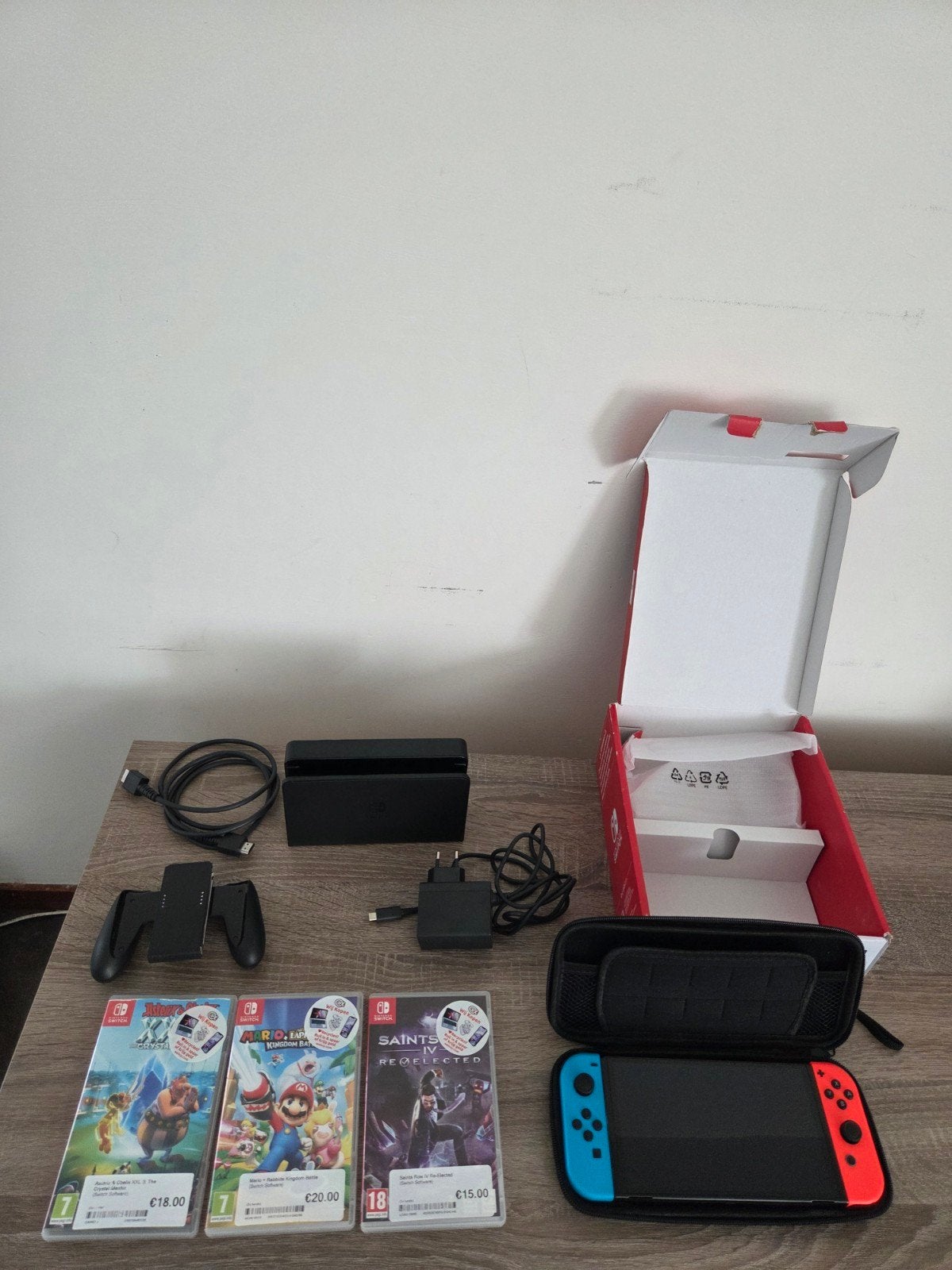 Nintendo Switch OLED Set 64GB – Zo goed als nieuw!, Switch OLED, Met games, Ophalen of Verzenden, Zo goed als nieuw