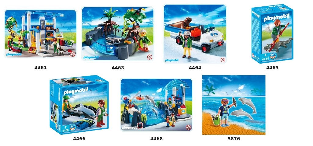 Compleet Added 4463 Playmobil 4468,4461,4464,4465,4466,5876, Complete set, Overige typen, Zo goed als nieuw, Family fun