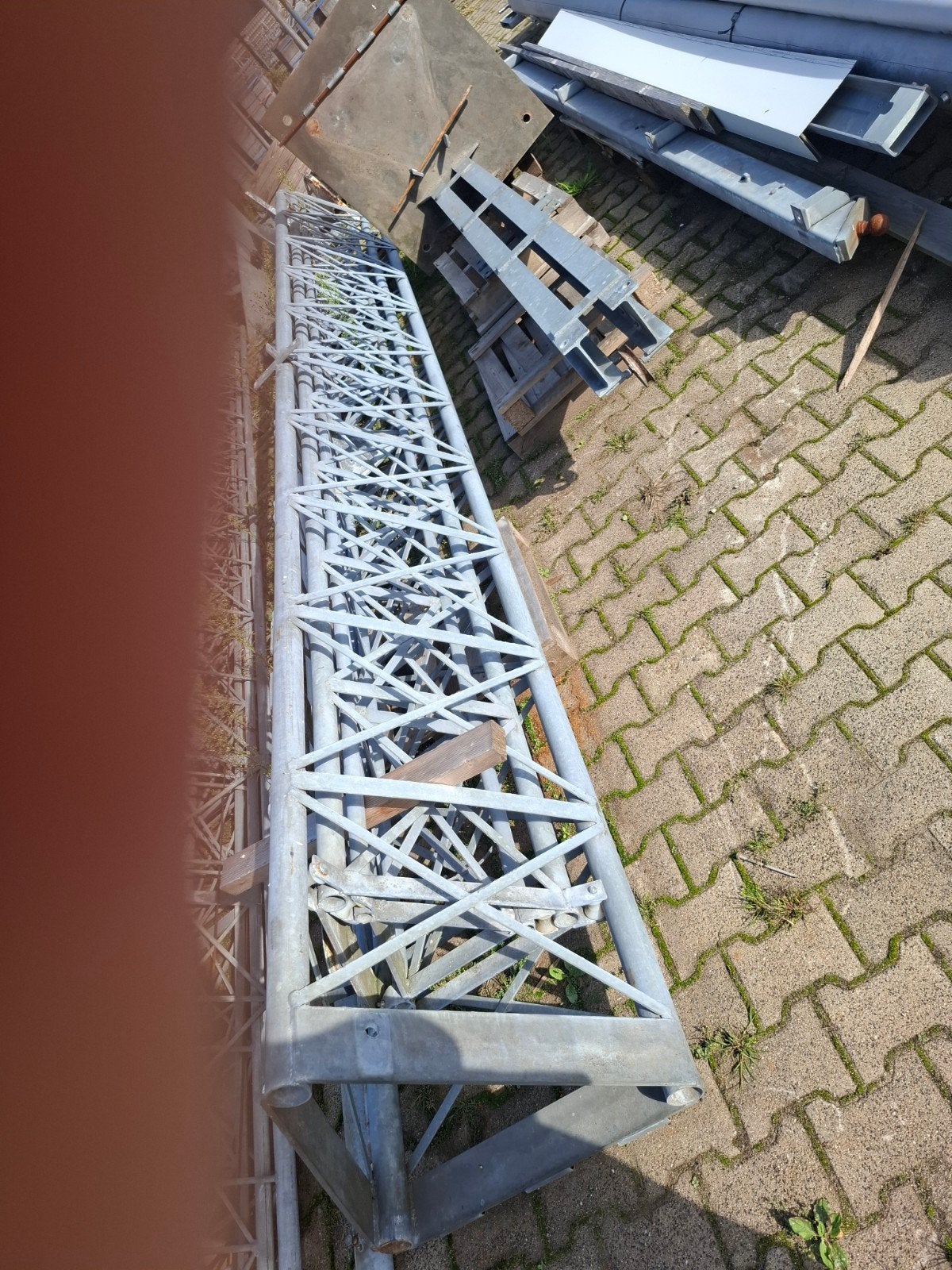 Foto 3 van 3 x 5 gegalvaniseerde uitschuifbare zendmast