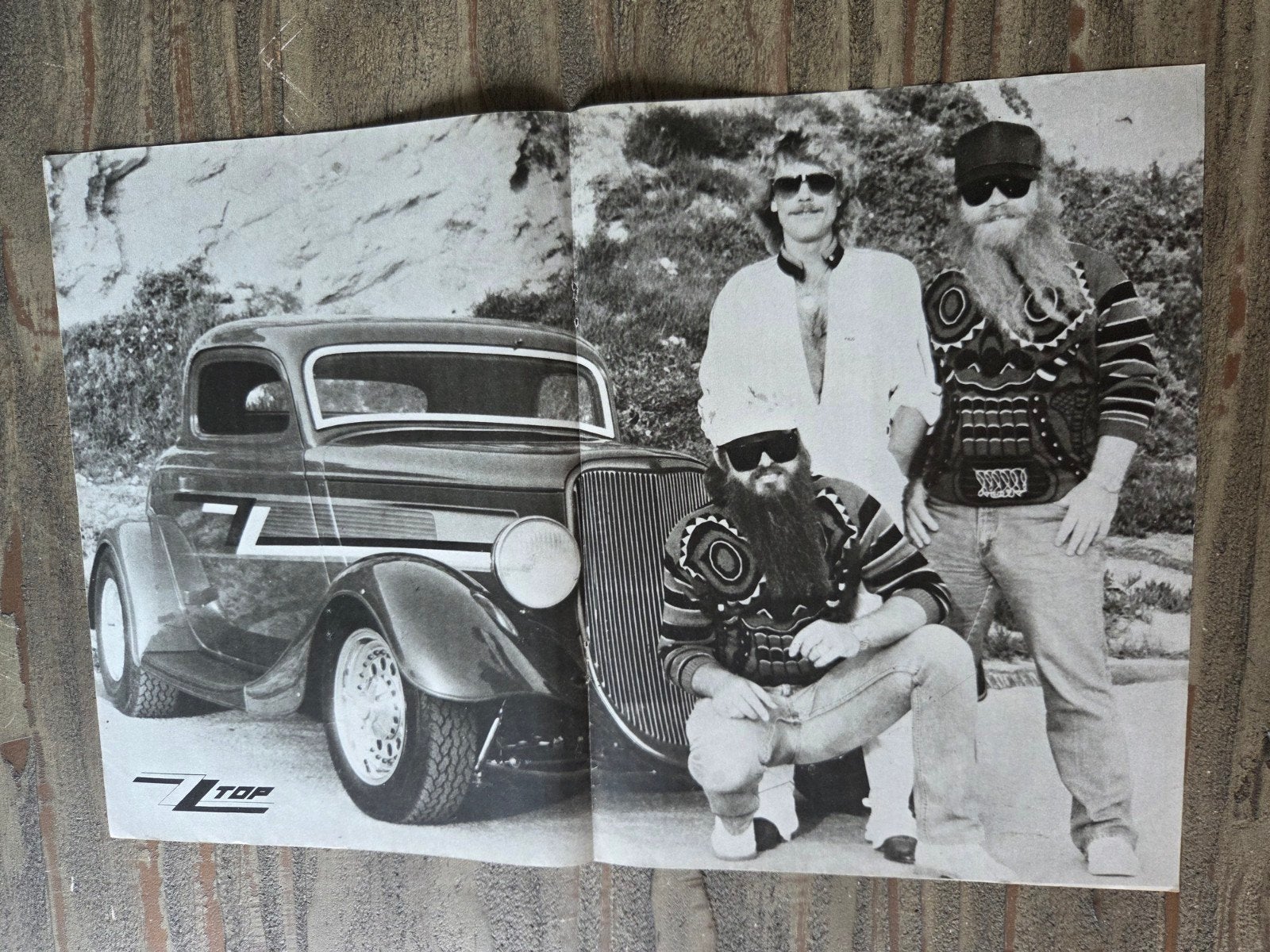 Vintage Poster: ZZ Top, Ophalen of Verzenden, Zo goed als nieuw, A1 t/m A3, Muziek