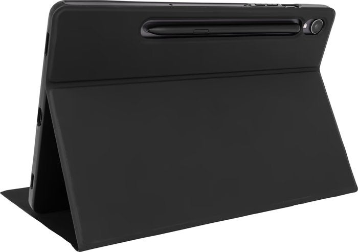 BlueBuilt Samsung Galaxy Tab S9/S9 FE Book Case Zwart, BlueBuilt, Samsung Galaxy Tab S9, Samsung Galaxy Tab S9 FE, 11 inch, Bescherming voor- en achterkant