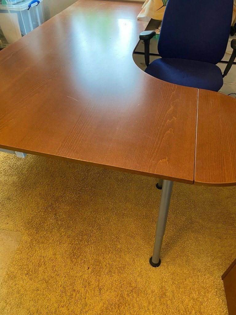 bureau, Ophalen, Demontabel, Gebruikt, Spaanplaat of MDF