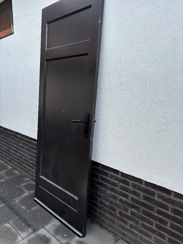 Paneeldeur jaren 30, Ophalen, Gebruikt, 80 tot 100 cm, Binnendeur