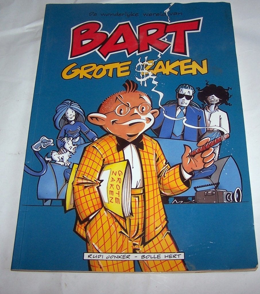 De Wonderlijke Wereld van Bart: Grote Zaken (1997). Igs., Rudi Jonker - Bolle Hert, Eén stripboek, Ophalen of Verzenden, Zo goed als nieuw