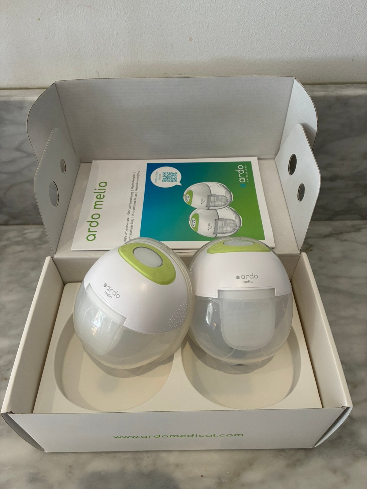Ardo Melia borstkolf, Kinderen en Baby's, Babyvoeding en Toebehoren, Ophalen, Zo goed als nieuw, Inclusief tas, Borstkolf