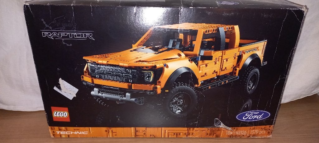 Lego F150 Raptor, Oranje, 42126, Compleet, Lego, Ophalen of Verzenden, Zo goed als nieuw