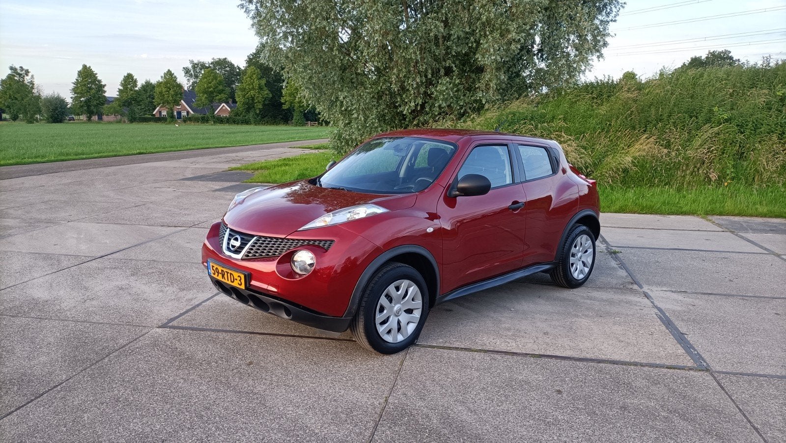 Nissan Juke 1.6 Eco 117pk 2011 Rood, Auto's, Nissan, Bedrijf, Juke, ABS, Airbags, Airconditioning, Apple Carplay, Bluetooth, Centrale vergrendeling