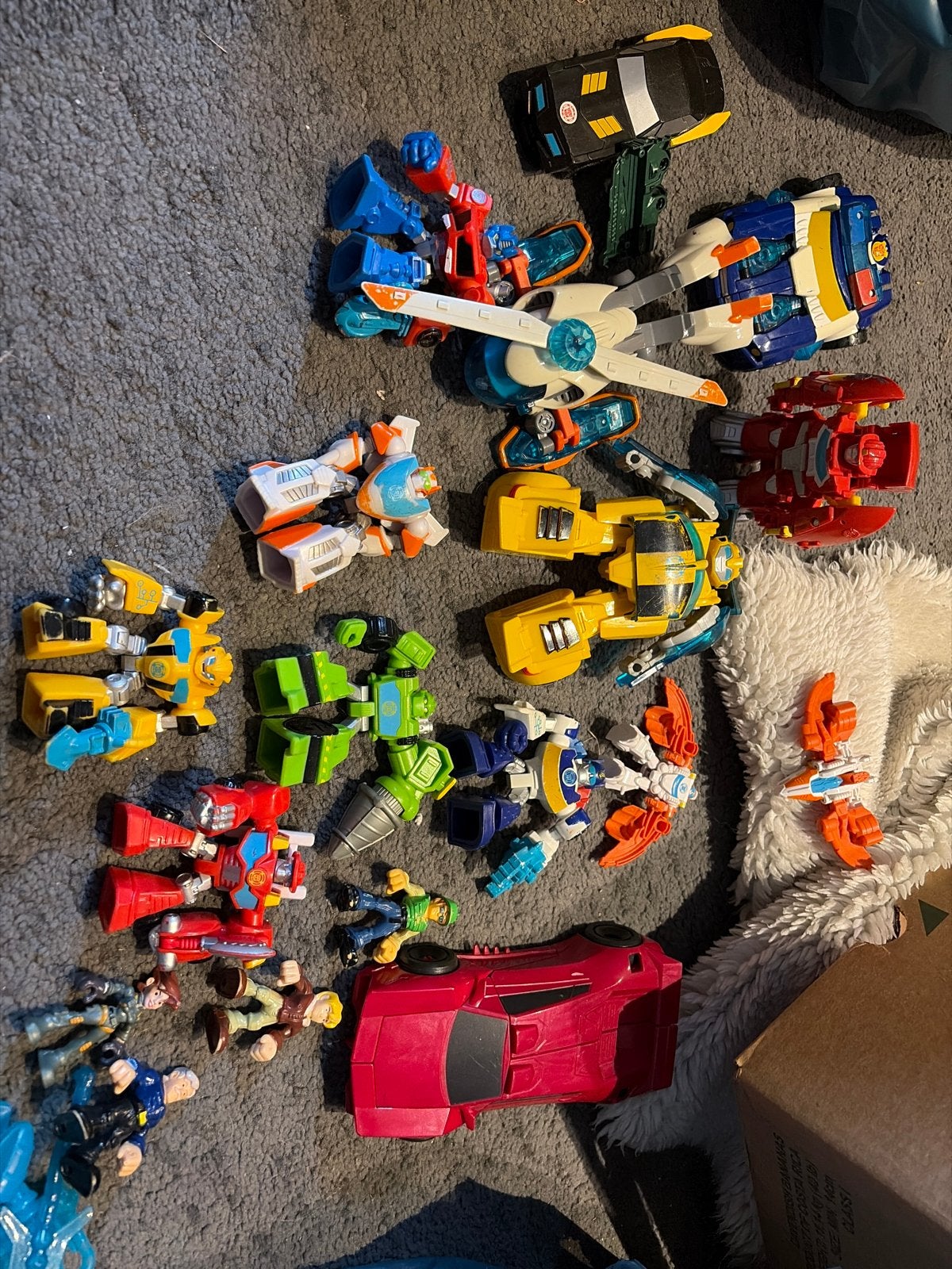 Uitgebreide set originele Hasbro Rescue Bots figuren, Ophalen of Verzenden, Gebruikt
