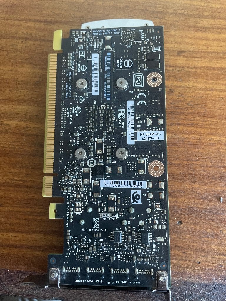 Te koop, PCI-Express 3, Gebruikt, DisplayPort, Ophalen of Verzenden