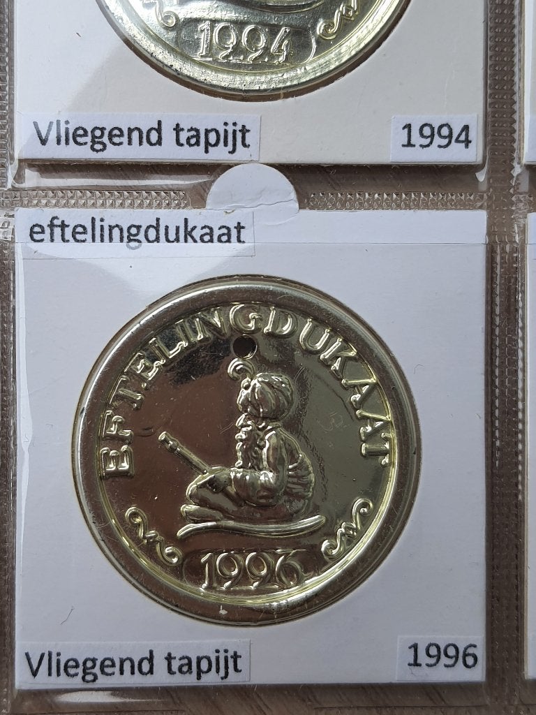 Efteling dukaat ezeltje strekje 1996, Verzamelen, Ophalen of Verzenden, Zo goed als nieuw, Overige typen