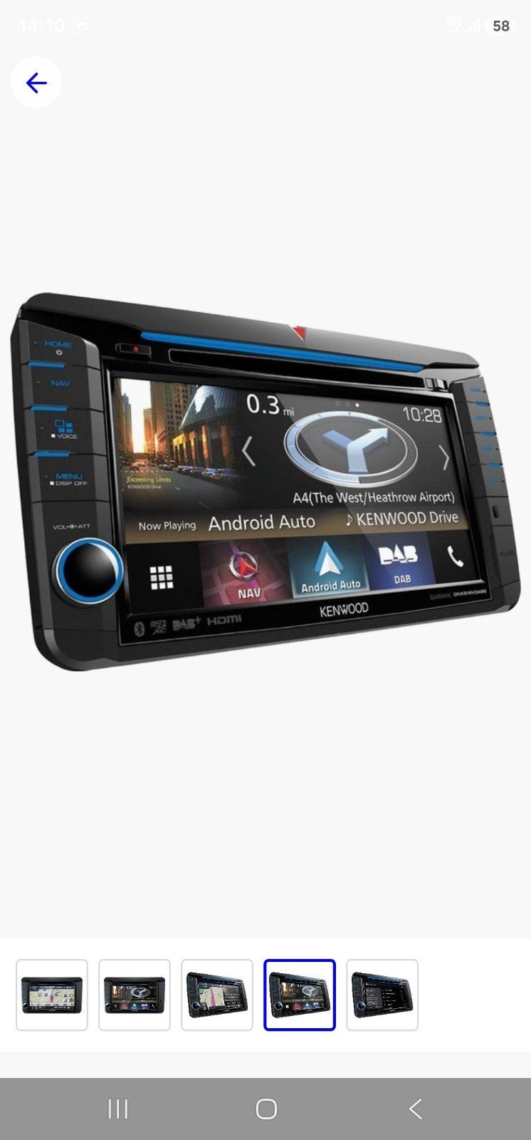 GEZOCHT radio kenwood dnx518vdabs, Ophalen of Verzenden