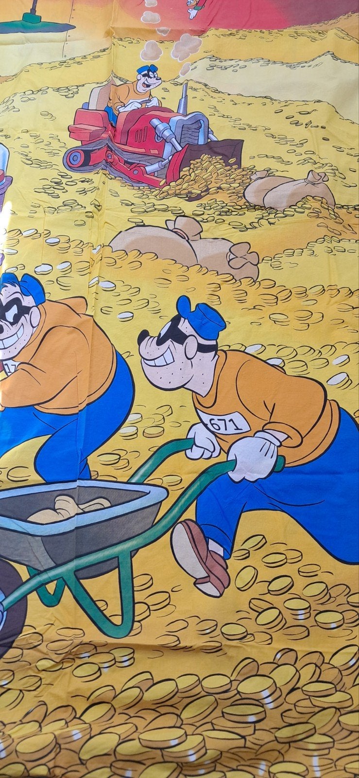 Donald Duck Dekbedovertrek 220x130 - Disney Schatkamer, Eenpersoons, Meerkleurig, Dekbedovertrek, Ophalen of Verzenden