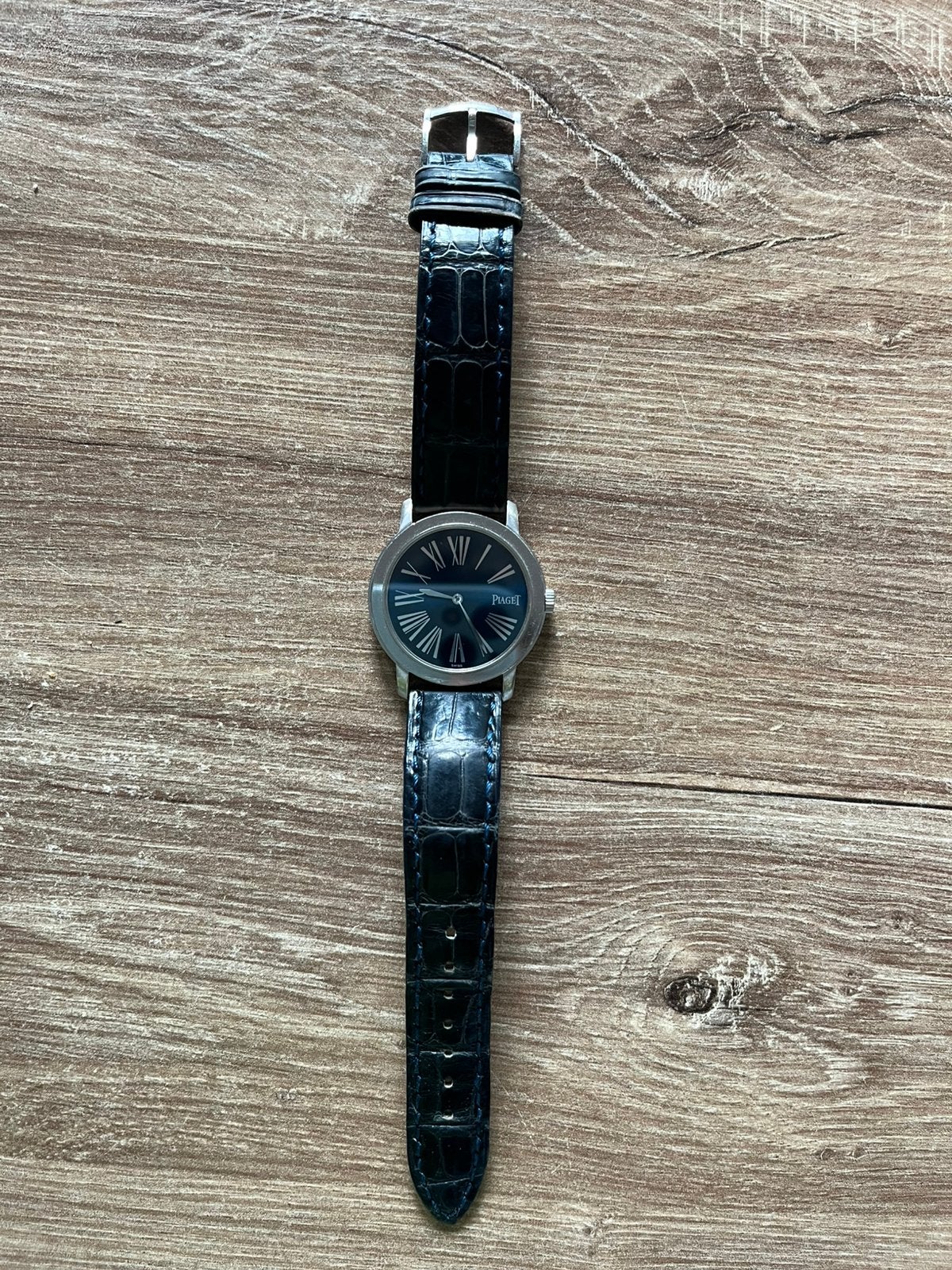 Horloge Piaget ultra thin 18K witgoud vintage, Sieraden, Tassen en Uiterlijk, Overige merken, Polshorloge, Ophalen of Verzenden