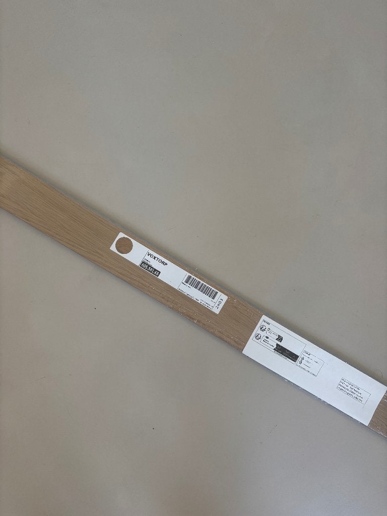 IKEA VOXTORP Plint 220x8 cm – Eikenpatroon (new), Doe-het-zelf en Verbouw, Plinten en Afwerking, Ophalen, Nieuw, Mdf, 200 tot 250 cm