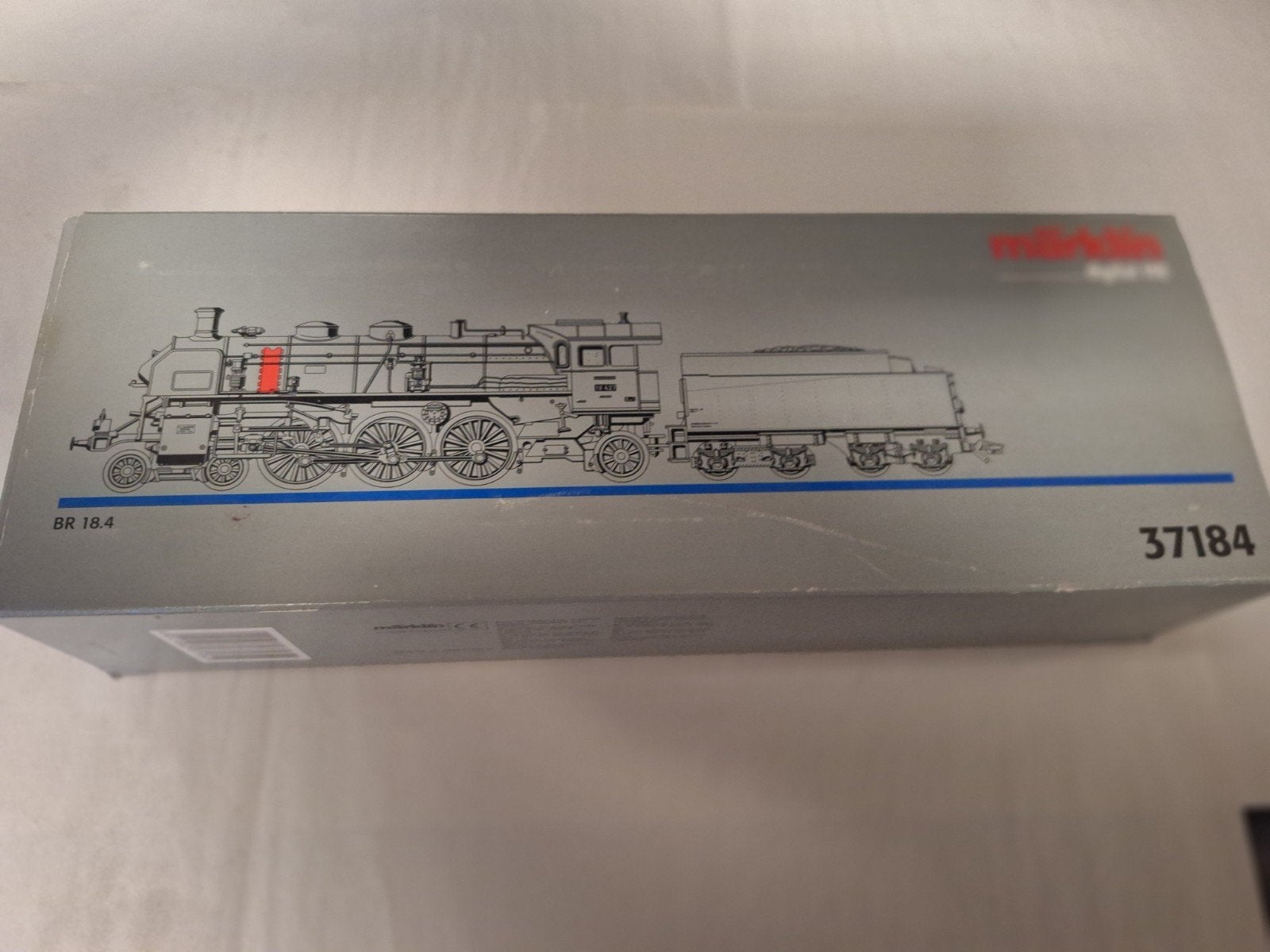 Märklin BR 18.4 Stoomlocomotief 37184 - Zo goed als nieuw, Hobby en Vrije tijd, Wisselstroom, Gebruikt, Locomotief, Ophalen of Verzenden