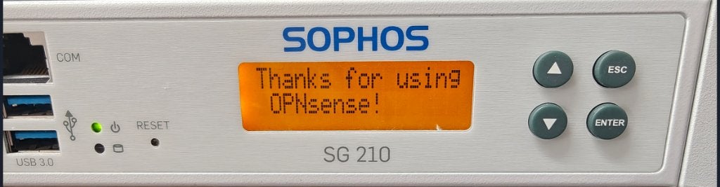 Sophos SG210 rev. 2 met OPNsense, Computers en Software, Routers en Modems, Ophalen, Gebruikt, Router, Sophos