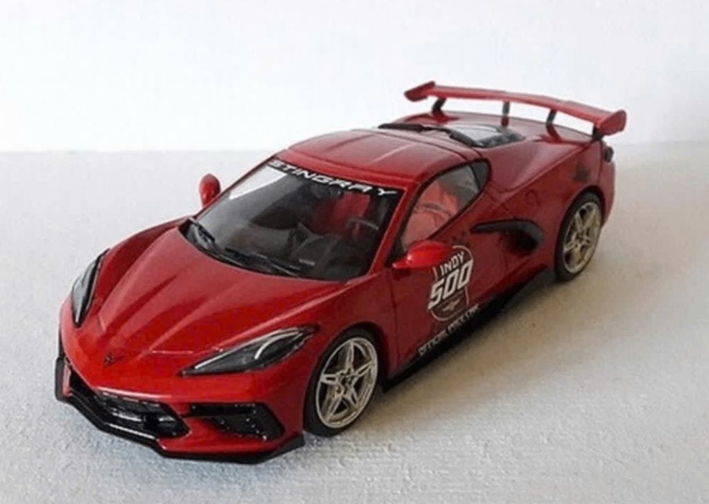 Chevrolet Corvette '20 oranje schaal 1/43 American cars # 61, Hobby en Vrije tijd, Modelauto's | 1:43, Nieuw, Auto, Overige merken