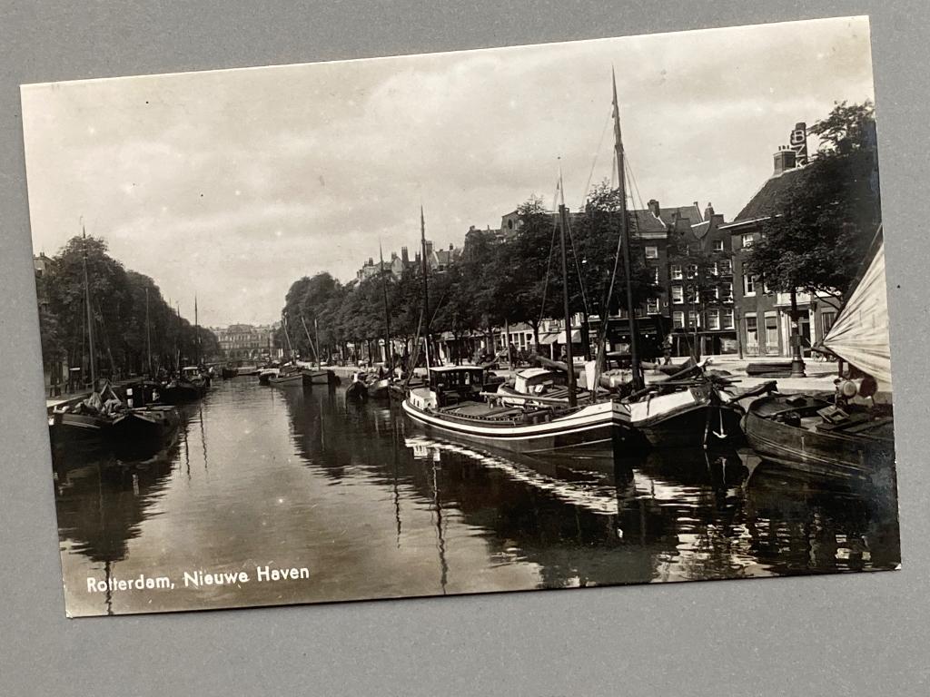 3 fotokaarten van het vooroorlogse Rotterdam, Ophalen of Verzenden, 1920 tot 1940, Ongelopen, Zuid-Holland