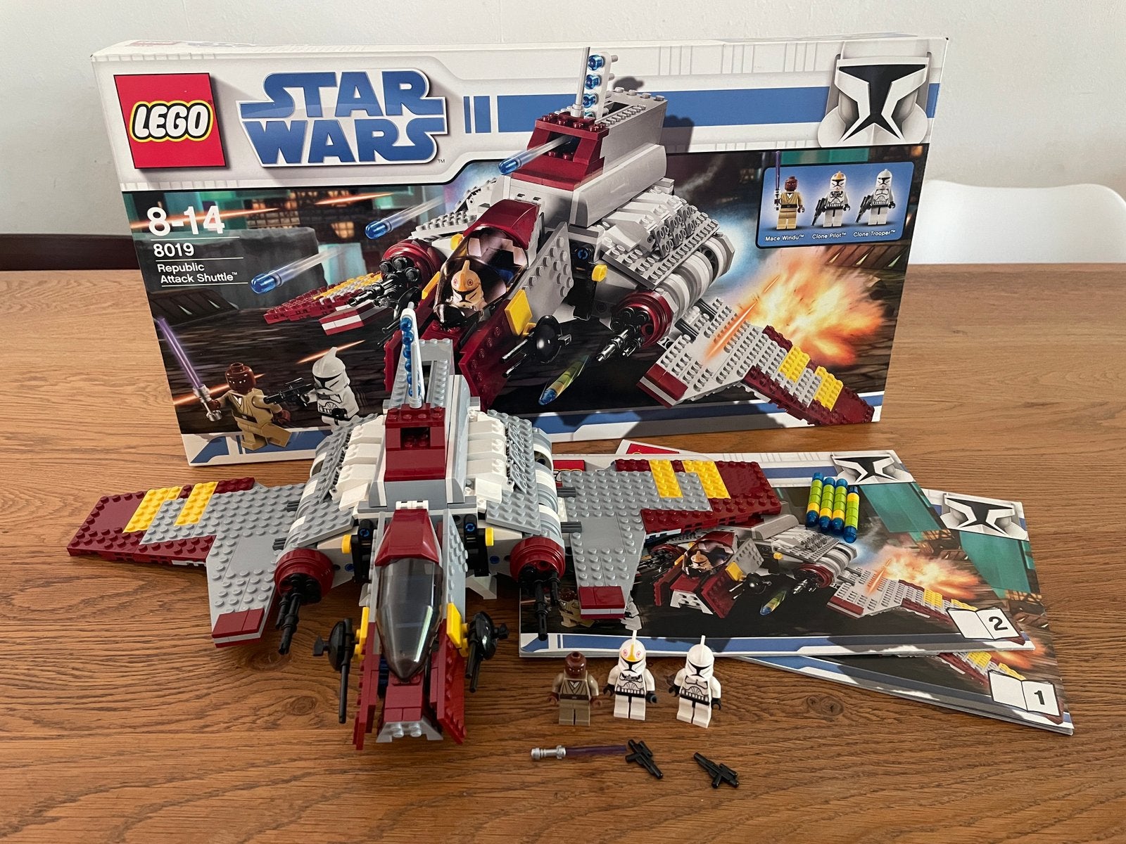 LEGO Star Wars 8019 Republic Attack Shuttle, Ophalen of Verzenden, Zo goed als nieuw, Overige merken