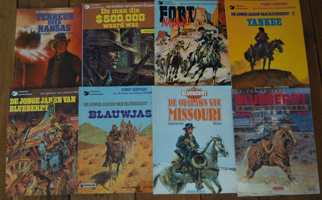 blueberry - roodbaard -Hans, Boeken, Stripboeken, Meerdere stripboeken, Ophalen of Verzenden, Gelezen