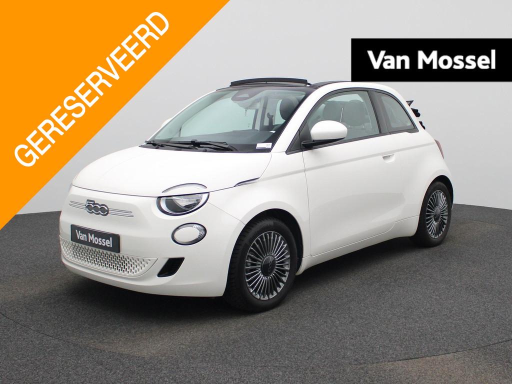 Fiat 500C 500e 42 kWh Icon | Apple Carplay / Android Auto |, Auto's, 12 maanden, Stof, Gebruikt, 118 pk