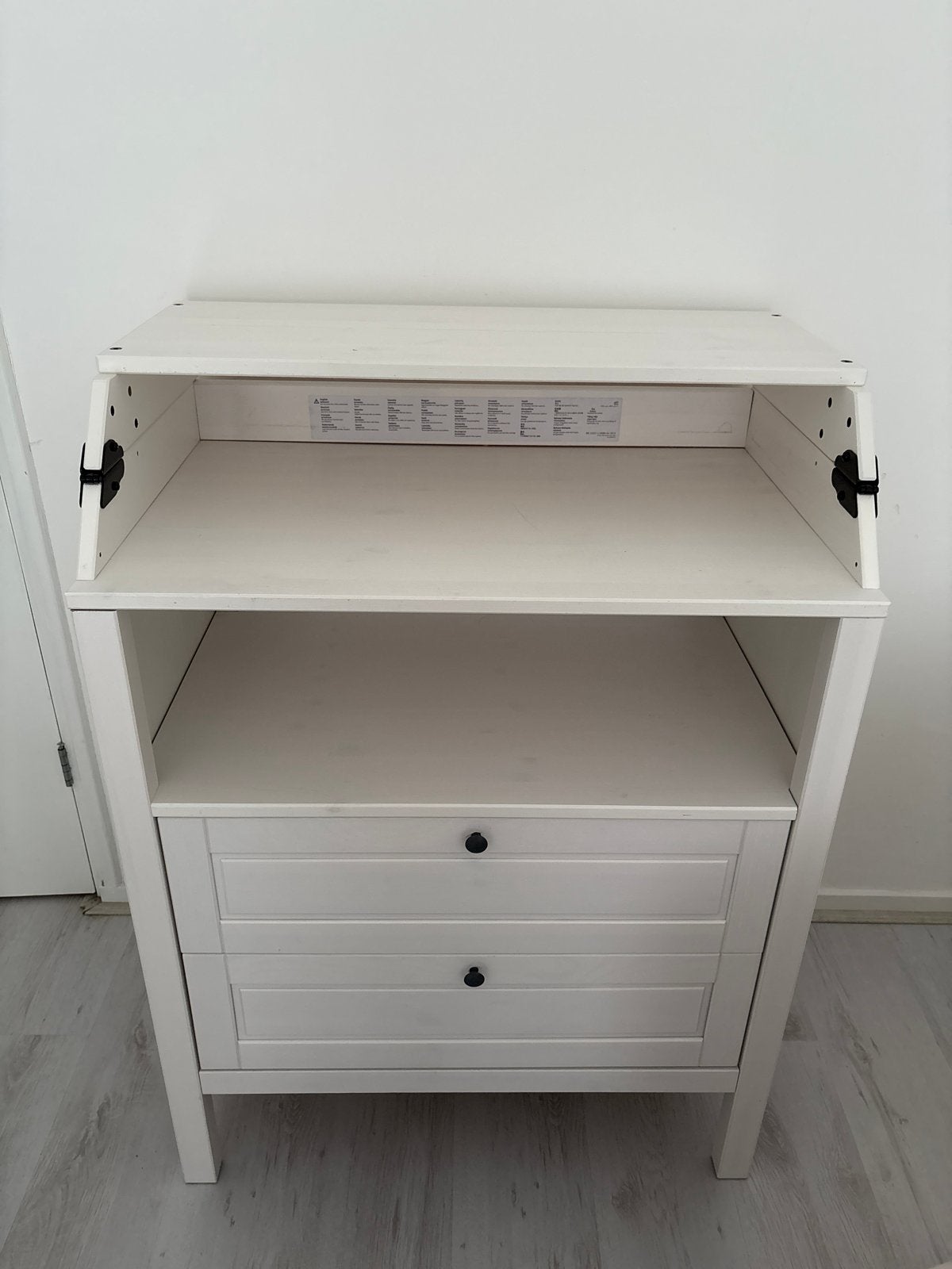 Commode met bladvergroter/verschoningsblad (vouwbaar), Ophalen, Gebruikt, 50 tot 70 cm, 75 tot 100 cm