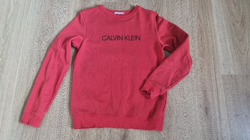 Rode trui Calvin Klein mt 16, Trui of Vest, Zo goed als nieuw, Jongen, Calvin Klein