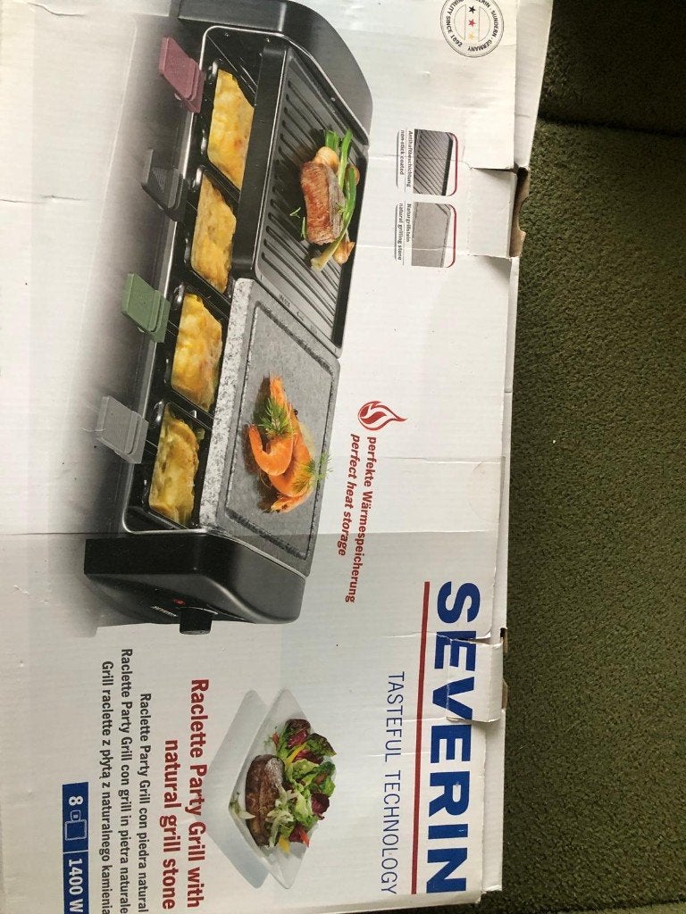 Raclette Party grill, Ophalen of Verzenden, Gebruikt, 8 personen of meer