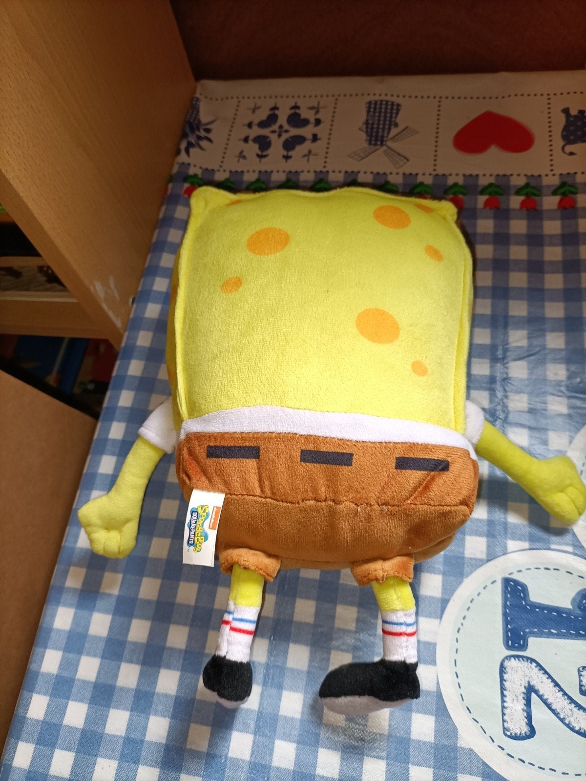 SpongeBob Squarepants knuffel, Ophalen of Verzenden, Zo goed als nieuw, Versiering