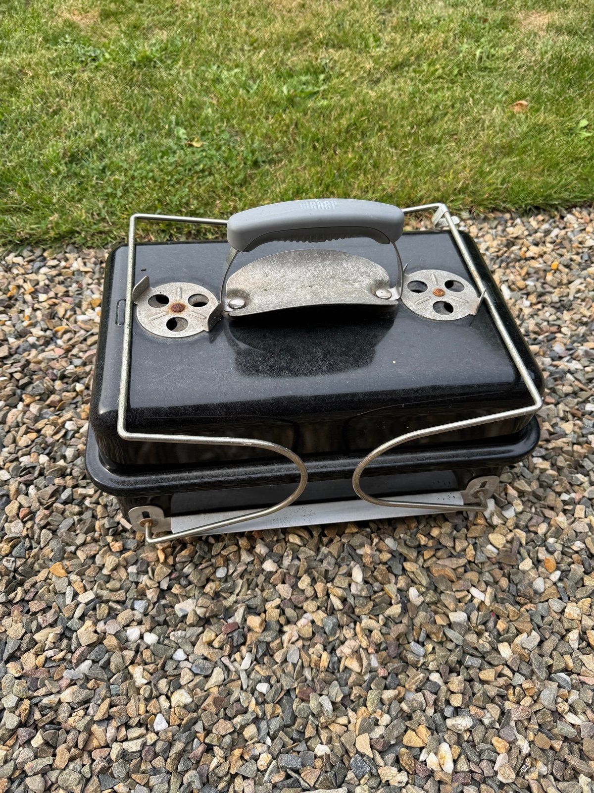 Weber Go-Anywhere BBQ met briketten, Ophalen of Verzenden, Gebruikt, Met accessoires