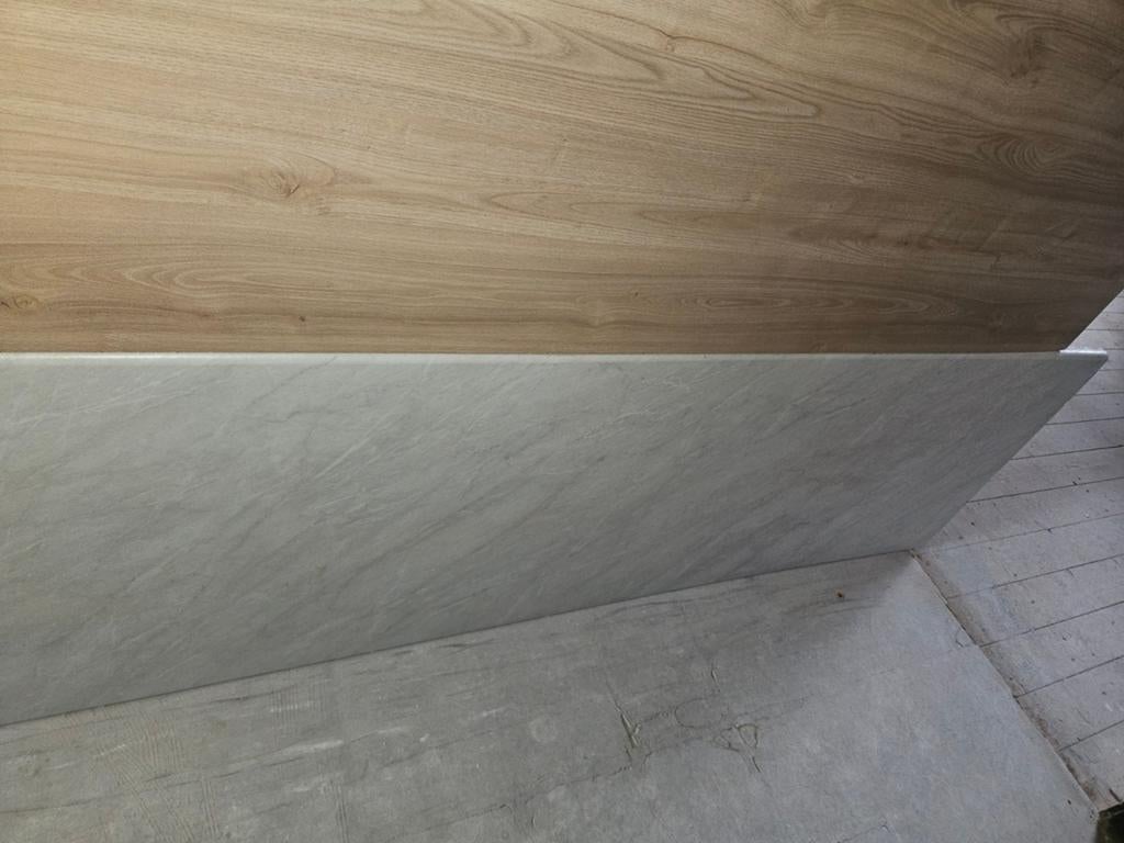 Aanrechtblad voor hobbyruimte/tuinhuis (licht beschadigd), Ophalen, Grijs, Overige materialen, Overige merken