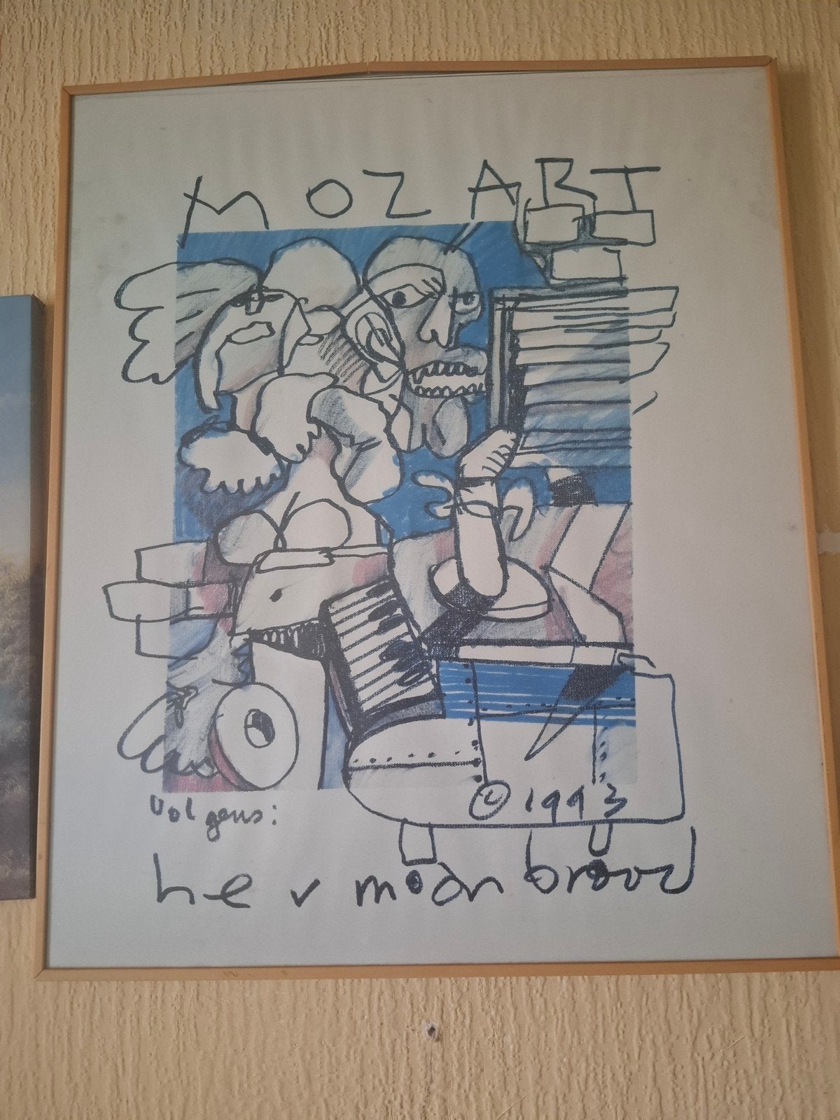 Herman Brood - Mozart (Gesigneerd, 1993), Ophalen