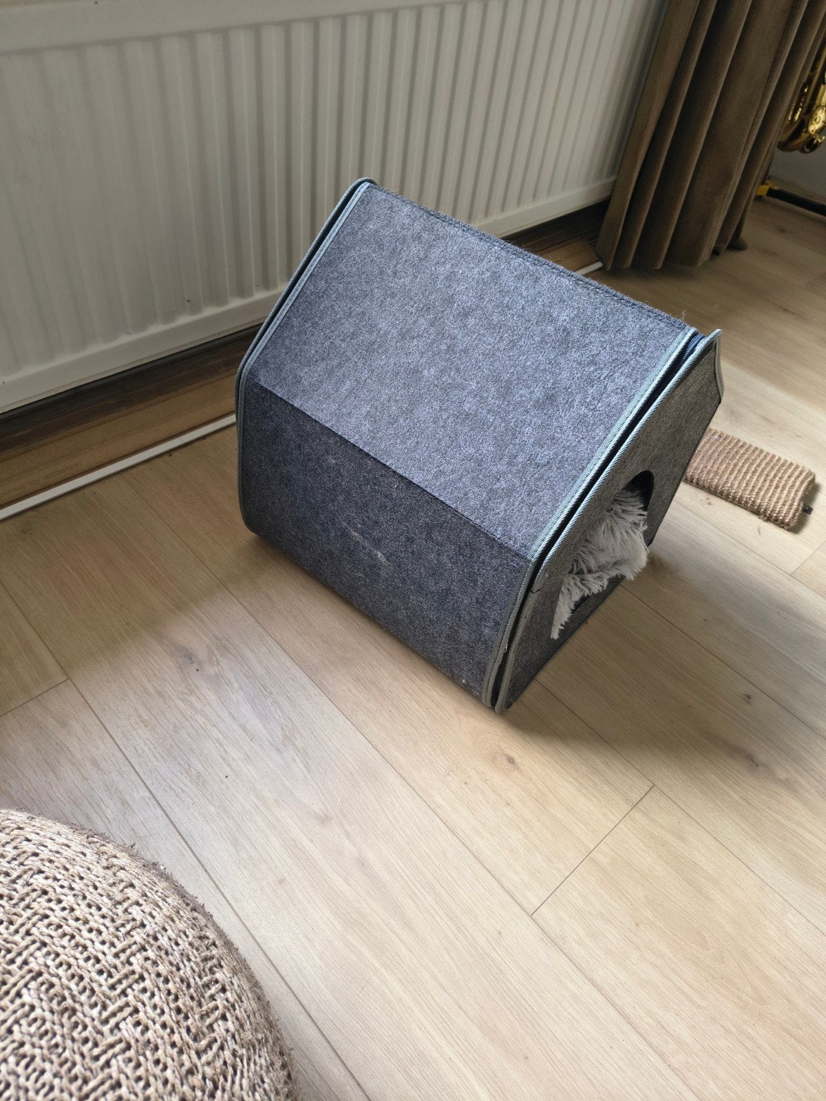 Katten mand, Ophalen, Riet