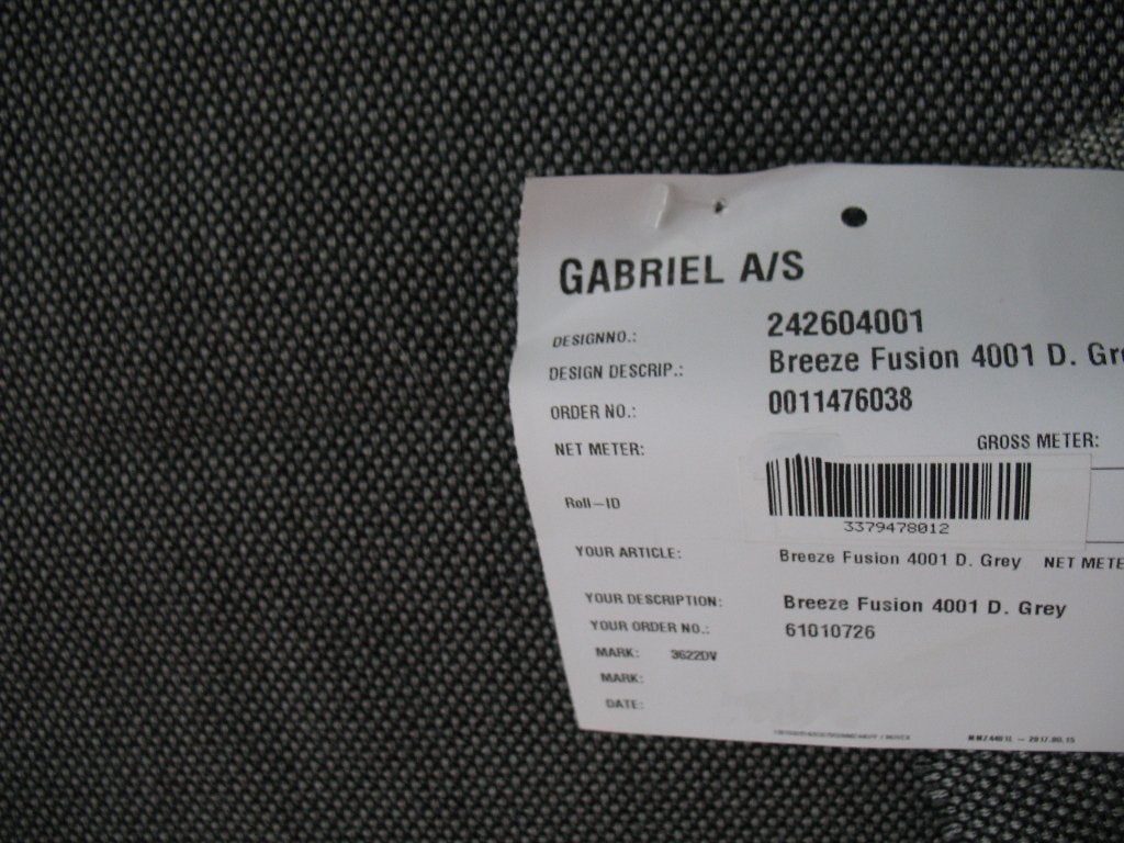 Gabriel Breeze Fusion 4001; grijstinten; restant meubelstof, Hobby en Vrije tijd, Wol, 120 cm of meer, Nieuw, Ophalen of Verzenden