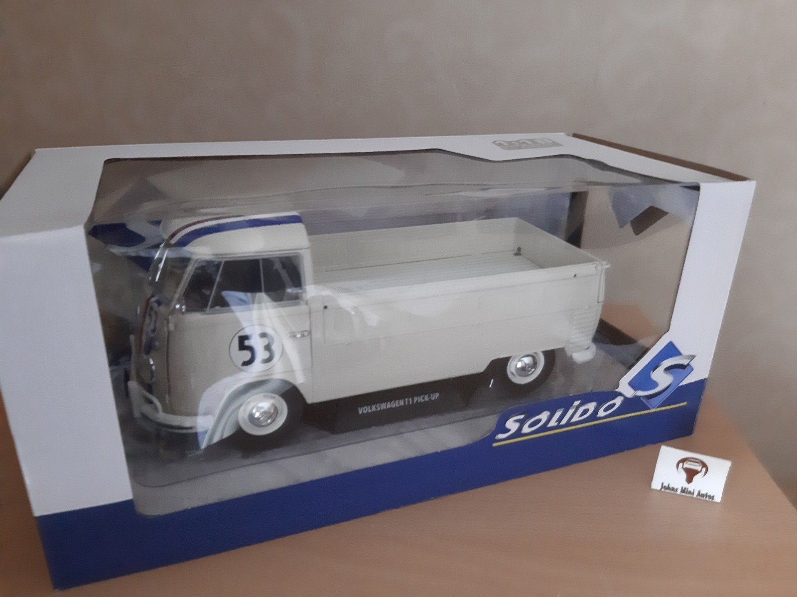 Volkswagen T1 Pick-Up beige #53 van Solido 1:18, Solido, Auto, Solido, Nieuw