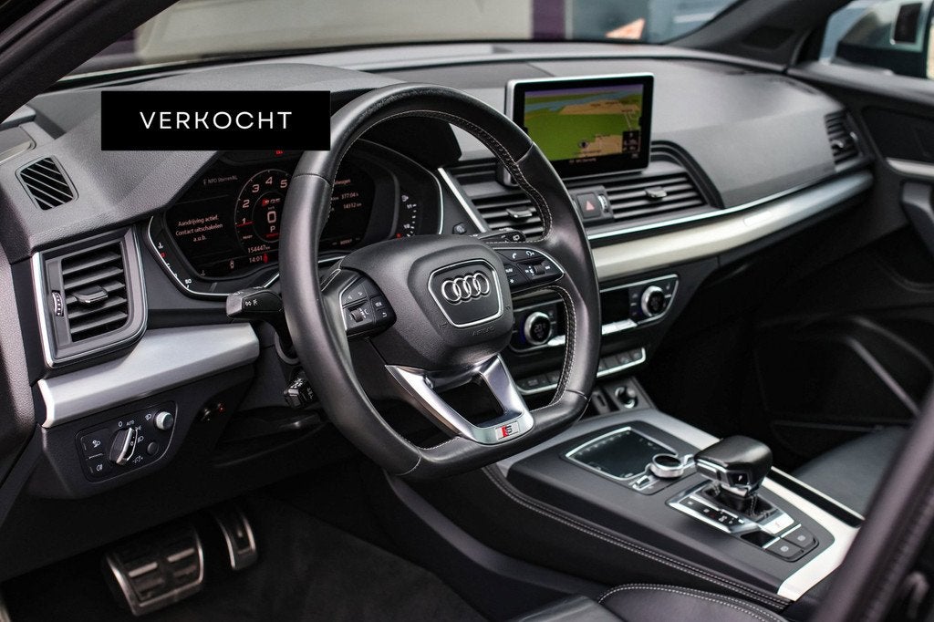 Audi SQ5 3.0 TFSI Quattro *Pano*RS-Stoelen*B&O*Luchtvering*, Auto's, Audi, Automaat, Gebruikt, 2995 cc, Zwart