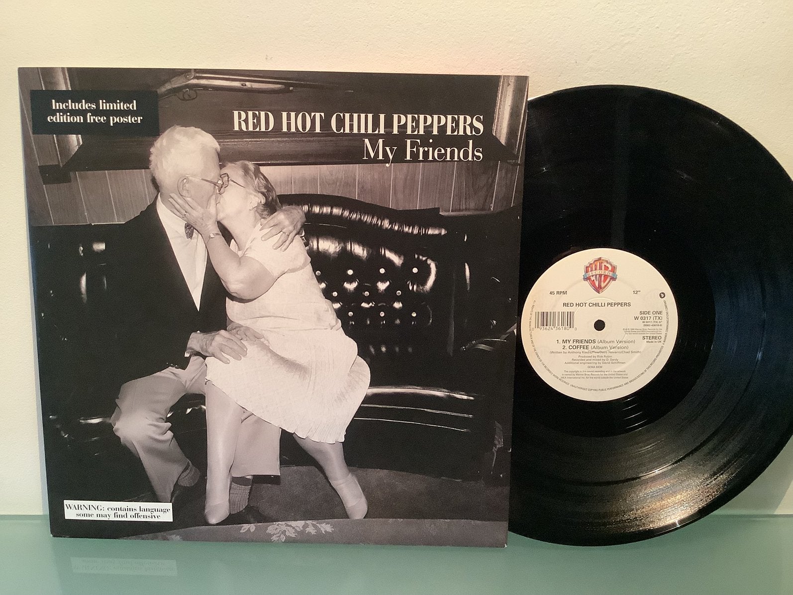 Red Hot Chili Peppers – My Friends , Vinyl, 12 “ + POSTER, Ophalen of Verzenden, Zo goed als nieuw, Cd of Plaat